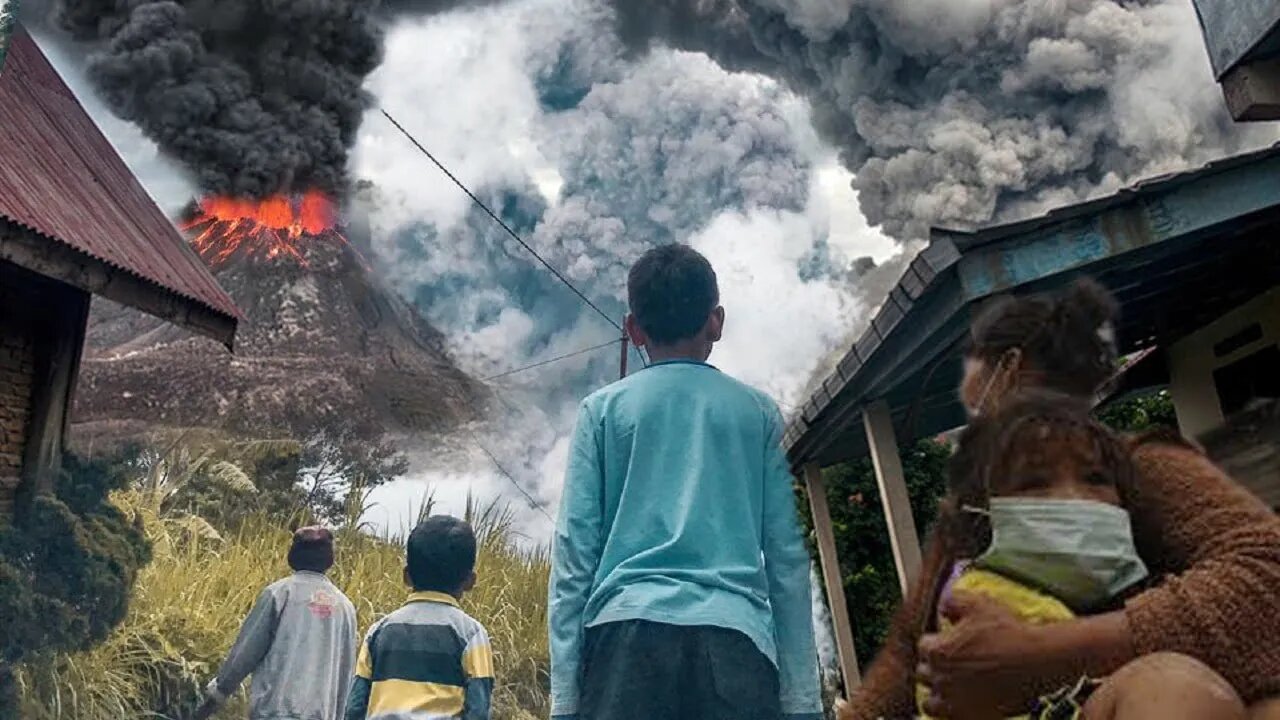 Sakurajima exploded! A powerful volcanic eruption on Kyushu, Japan.