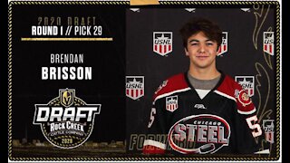 Vegas Golden Knights draft Brendan Brisson