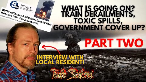 #ohiotrainderailment , toxic spills, government cover up? (PART 2)