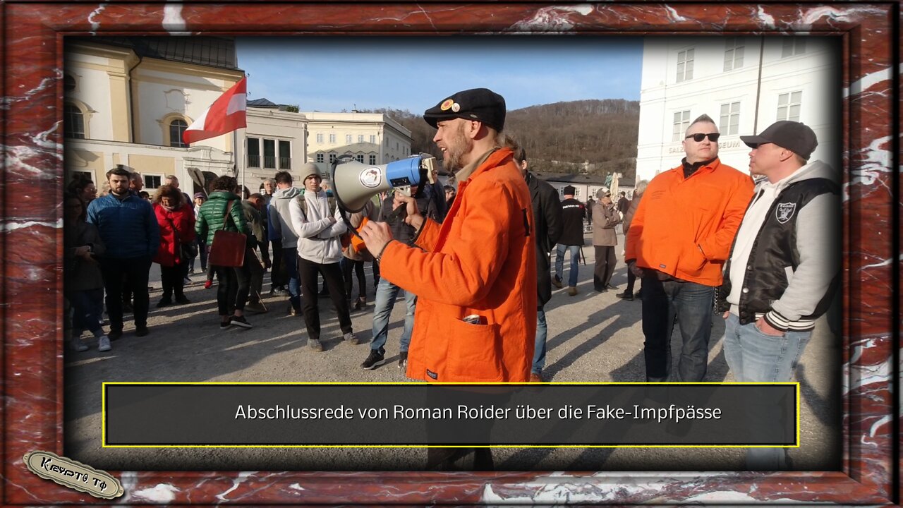 Abschlussrede von Roman Roider über die Fake-Impfpässe