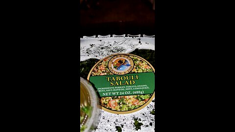 Eating Tabouli Salad From Express Poultry & Fish, Dbn Hgts, MI, 11/28/24