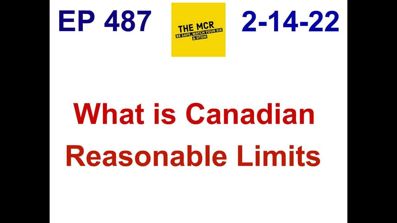 What Canadian reasonable limits