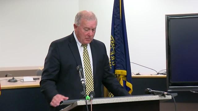 Douglas County Attorney Don Kleine's news conference regarding the in-custody death of Zachary Bearheels