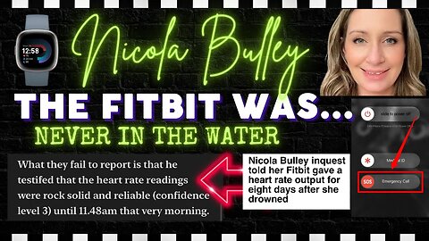 NICOLA BULLEY | THE FITBIT WAS NEVER IN THE WATER | NEITHER WAS NIKKI | IMO 💚 ANALYZING FITBIT DATA