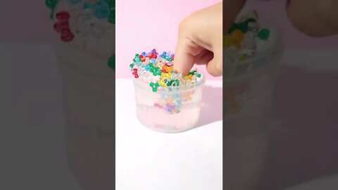 slime with beads / asmr