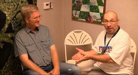 Rick Steves and Casper Leitch take at the 2012 Seattle Hempfest