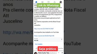 LINK DO WHATSAPP