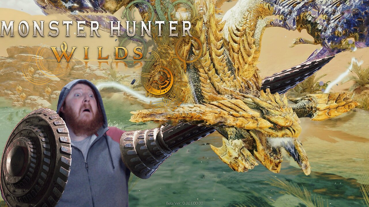 Monster Hunter Wilds Rey Dau solo Lance Hunt!