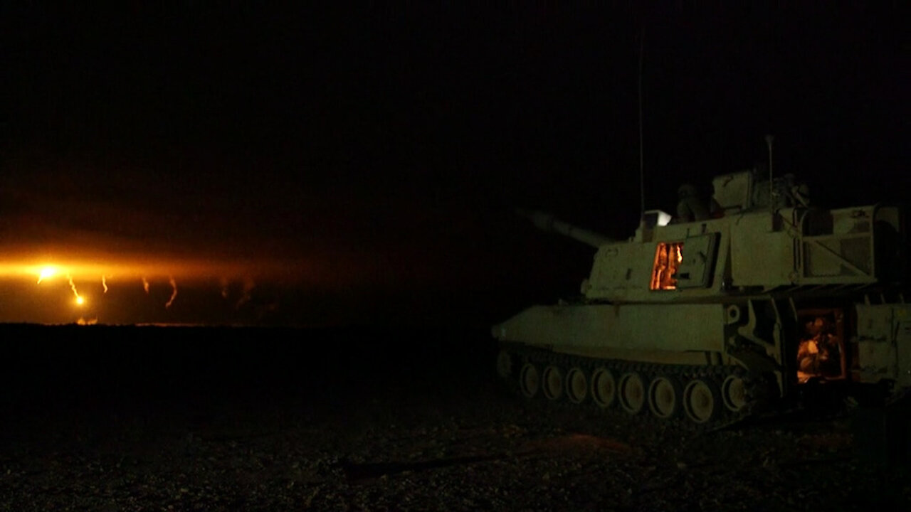 African Lion 2021 - Artillery Night Fire