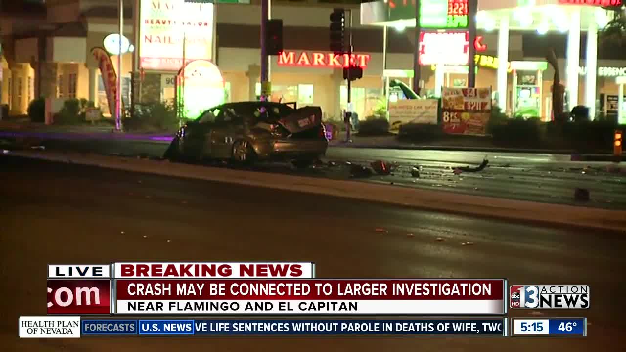 Crash near Flamingo and El Capitan