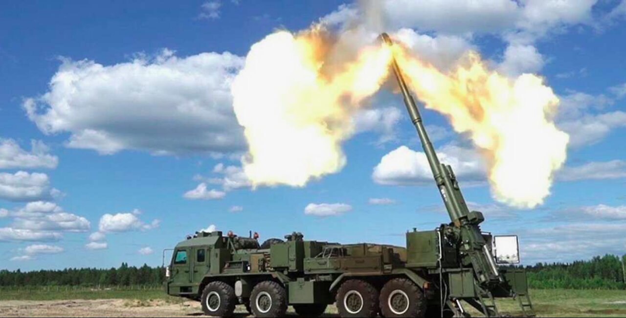 Russian New Self-Propelled Howitzer MALVA Spotted in Kursk Preparing for New Offensive