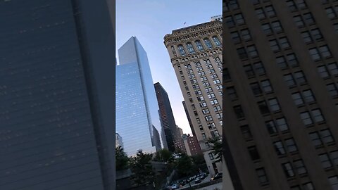 Good morning. Liberty St and West St in New York City. Lower Manhattan. July 29, 2023.
