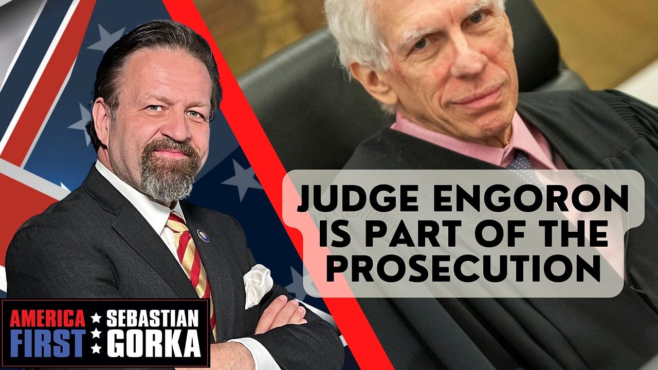 Judge Engoron is part of the prosecution. Alan Dershowitz with Sebastian Gorka on AMERICA First