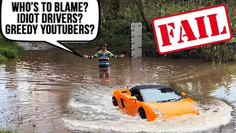 Rufford Ford Fails - An internet phenomenon and the problem with cars in deep water