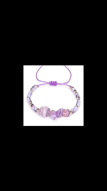 AMETHYST PURIFY KNIT BRACELET