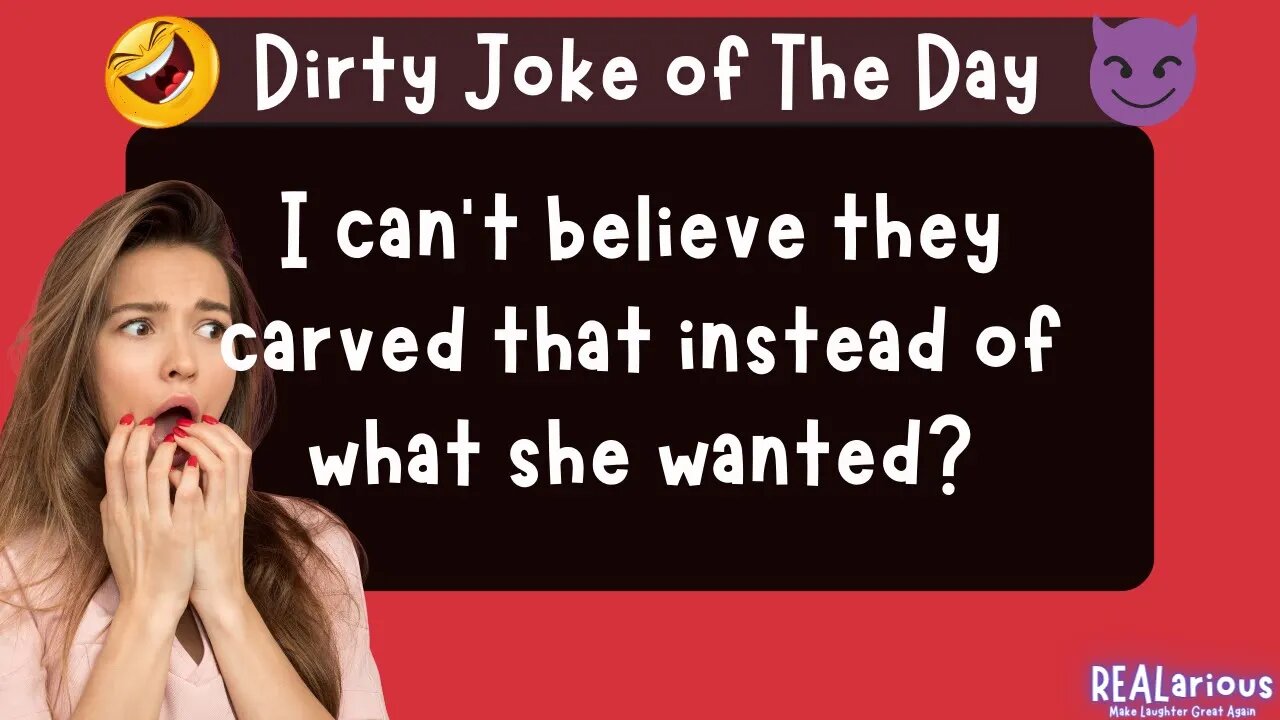 Did They REALLY Carve That Instead? | Dirty Joke | Adult Joke | Funny Joke