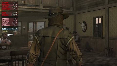 RPCS3 | Red Dead Redemption | 5800X | RX 6600 | 1440p | 2023