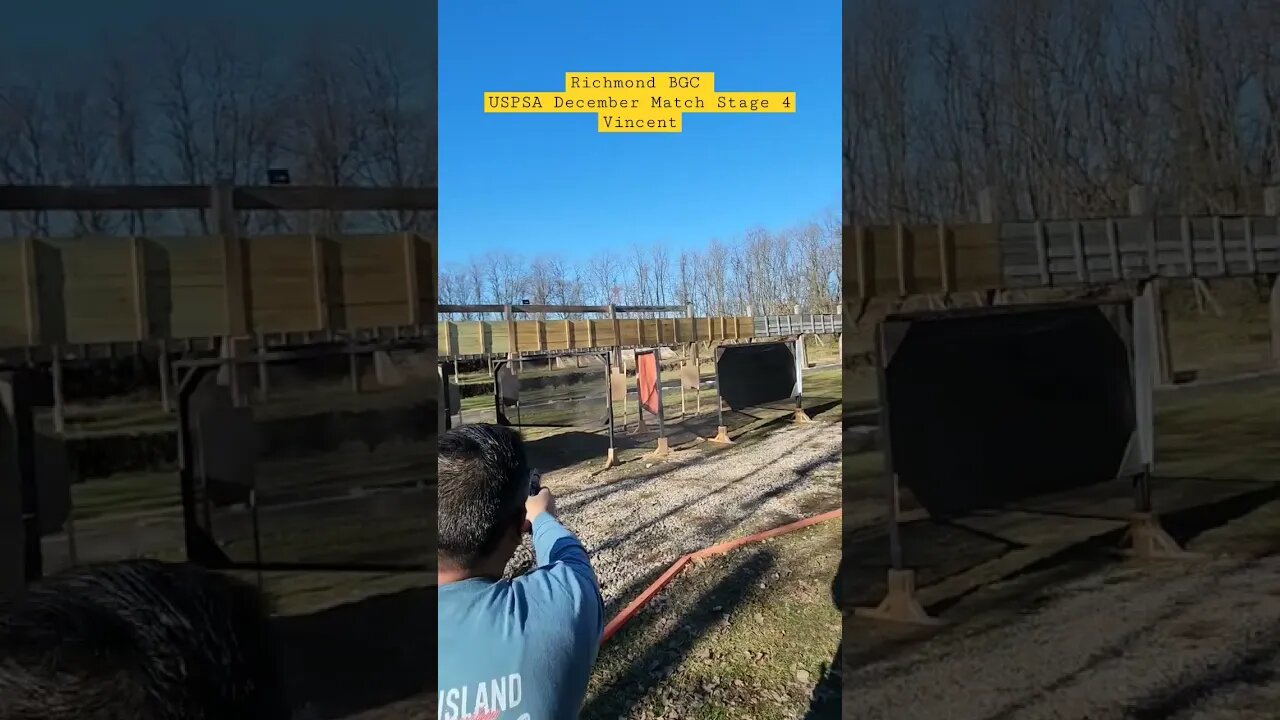 Richmond BGC #uspsa December match Stage 4 Vincent #unloadshowclear #idpa