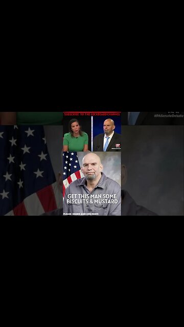 JOHN FETTERMAN GLITCHES FOR 5 SECONDS