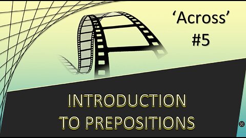 Preposition 'Across'