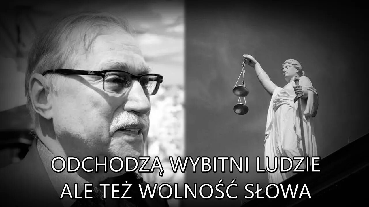 Odchodzą wybitni ludzie, ale też wolność słowa - Rafał Mossakowski