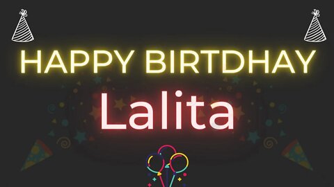 Happy Birthday to Lalita - Birthday Wish From Birthday Bash