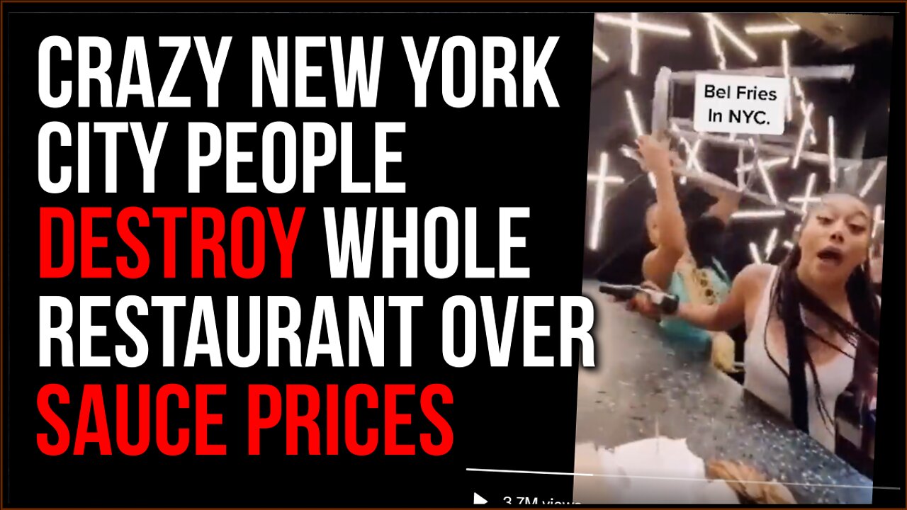 Crazy New York People DESTROY Restaurant For No Reason, Cities Are COLLAPSING