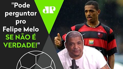 "No Flamengo, a ÚNICA GRANA que eu ganhei foi da..." Vampeta ABRE O JOGO e SURPREENDE!