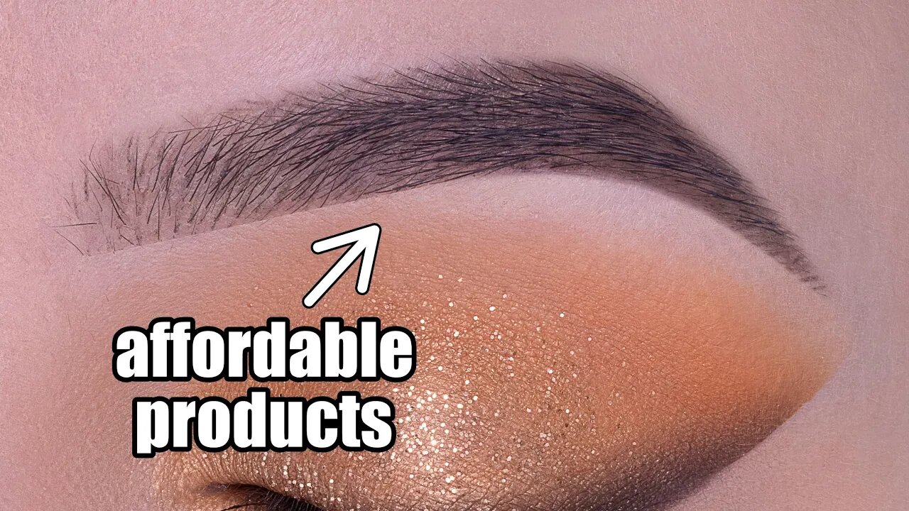 Easy Drugstore Eyebrow Tutorial | You don't need Expensive Brow Products!