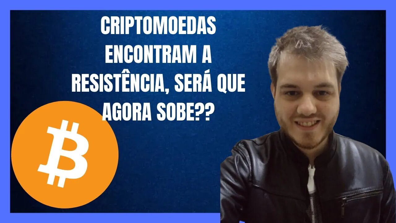 CRIPTOMOEDAS E BITCOIN - ESTAMOS EM UMA REGIÃO IMPORTANTE!!