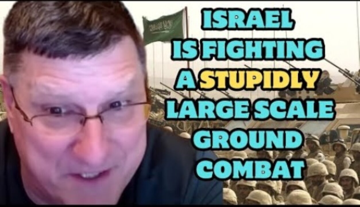 Scott Ritter: Israel is fighting a stupidly large scale ground combat w/ modern warfare master Ham*s