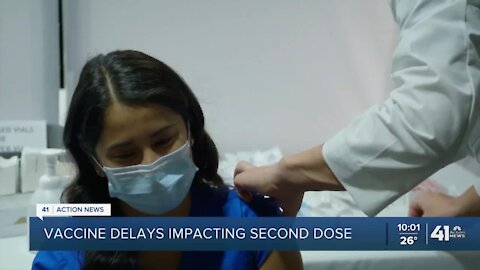 Vaccine shipping delays raise concerns for those needing 2nd dose