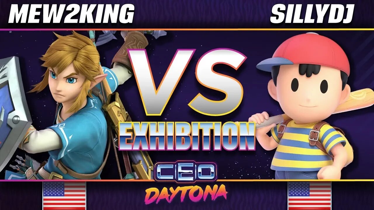 Mew2King (Ike/Link) vs SiLLyDJ (Ness/Pit) - SSBU Demo - CEO 2018