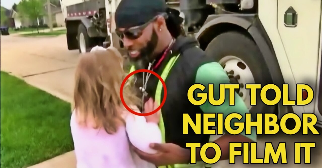 Girl Gives Garbage Man Cupcake Every Week Until Dad Follows Him And Sees Why