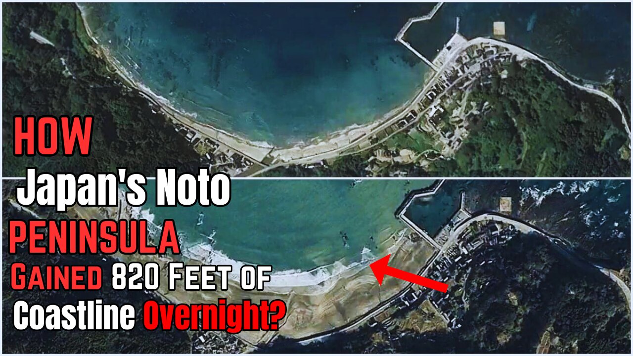 How Japan's Noto Peninsula Gained 820 Feet of Coastline Overnight