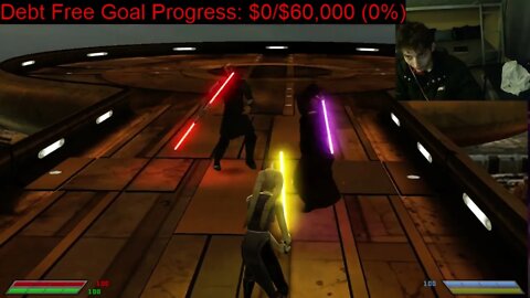 Mace Windu VS Savage Opress In A Battle With Live Commentary In Star Wars Jedi Knight Jedi Academy