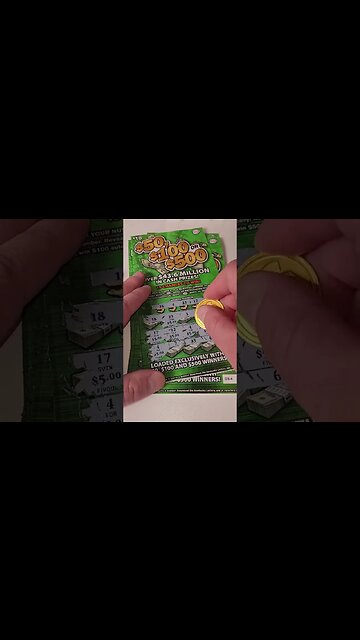 Winning Risky Lottery Ticket from Kentucky!