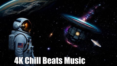 Chill Beats Music - House Fresh To Death | (AI) Audio Reactive Cinematic | Astronaut