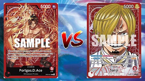 One Piece TCG Fire Fist Ace VS Red Sanji!!