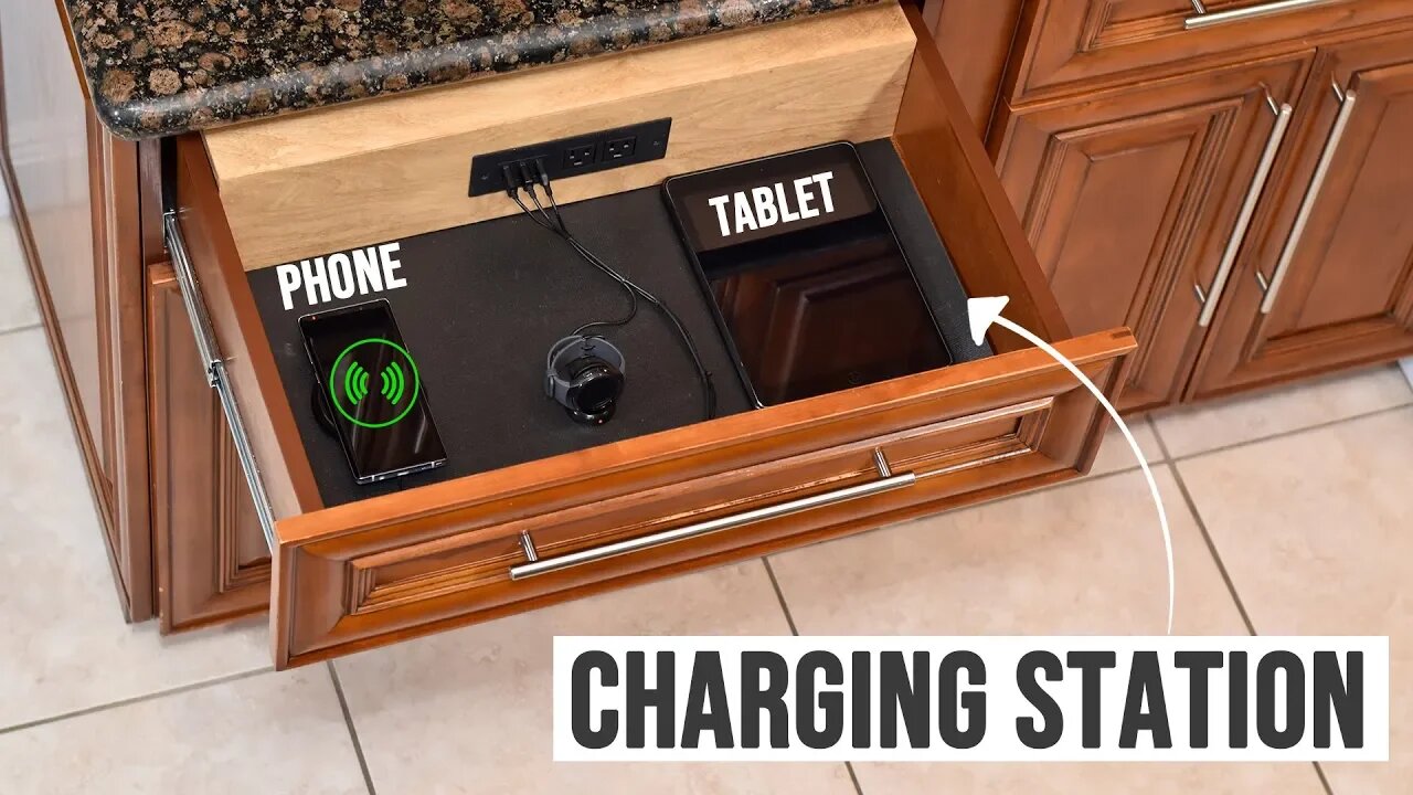 Turn any DRAWER into a Charging Station | Drawer organization