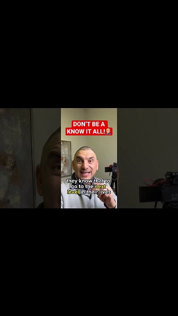 Don’t be a KNOW IT ALL in 2023! #christianmotivation #shorts #growthmindset