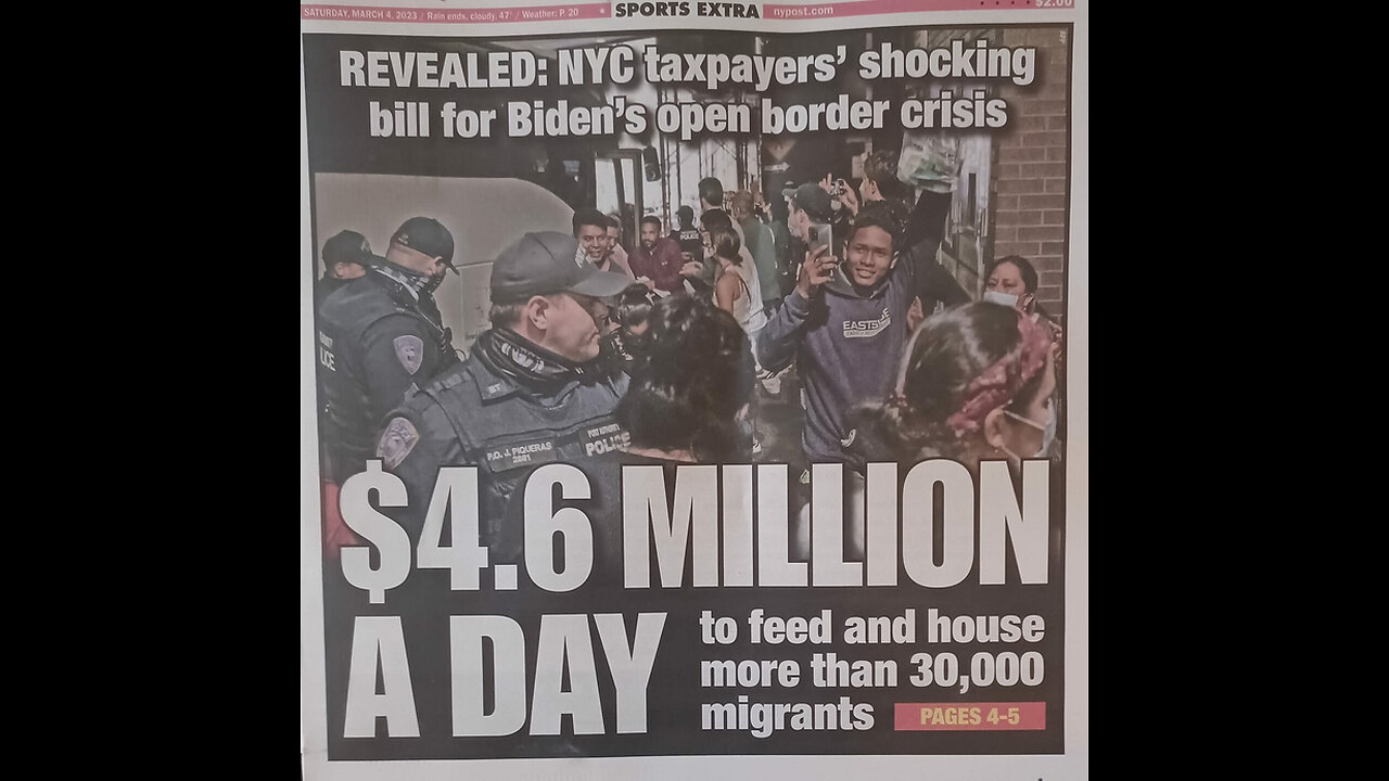 Eric Adams DEFUNDS NYC Police & Schools To Pay For Uppity Illegal Immigrants REJECTING Shelters!