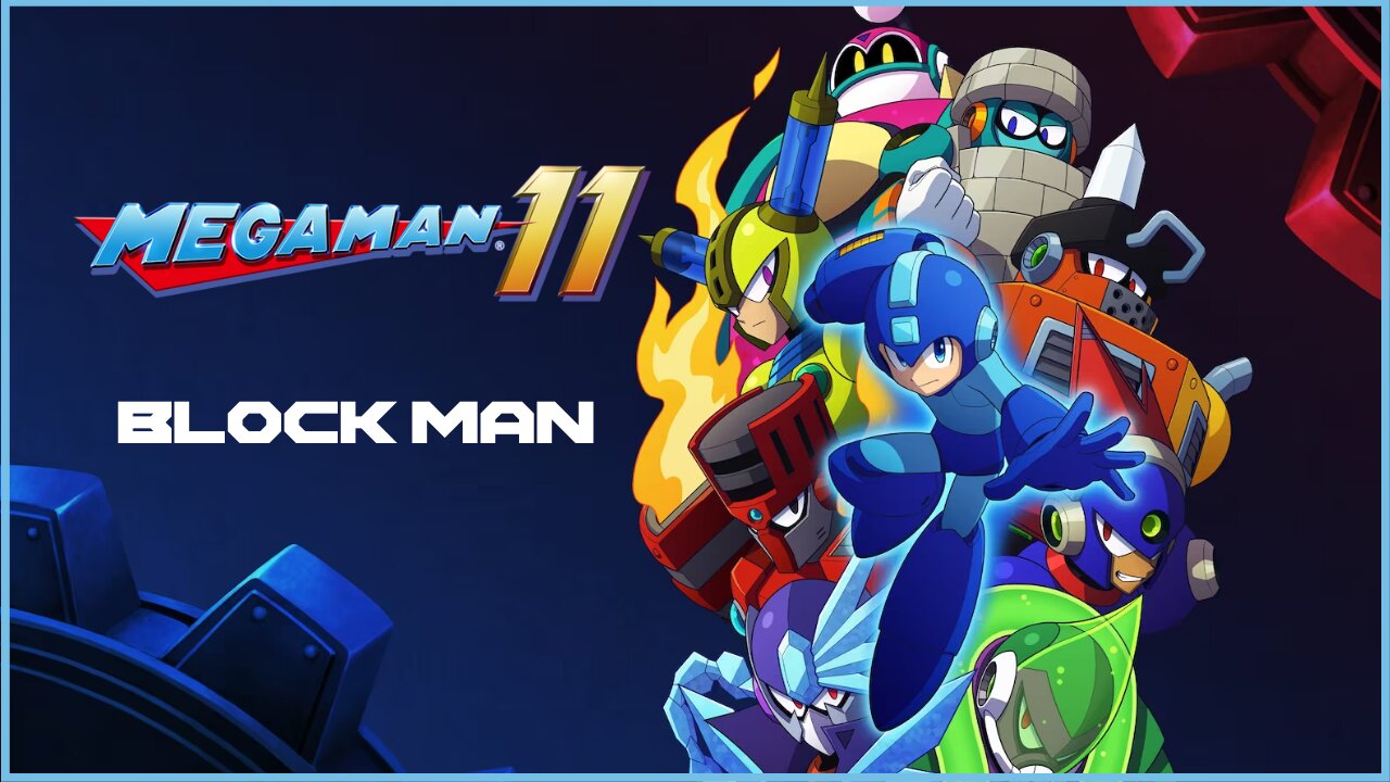 Batalha épica: Enfrentando o Block Man em Megaman 11!