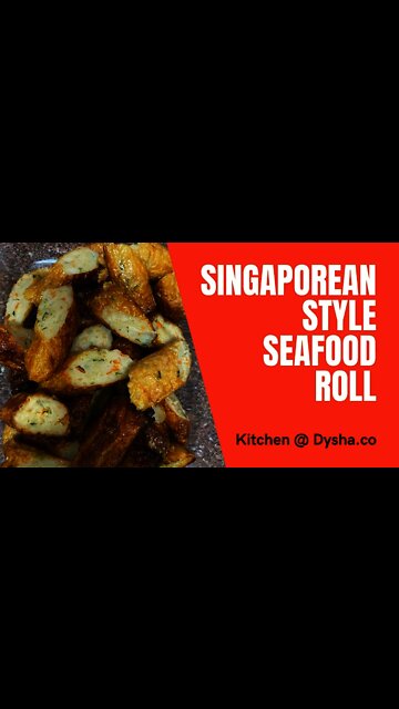 Cooking Singaporean Style Seafood Roll. Cooking Ideas & Inspiration. Dysha Kitchen. #shorts