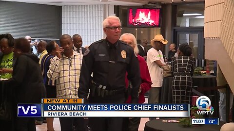 Community meets police chief finalists