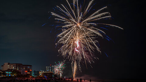 Beach Fireworks 2024
