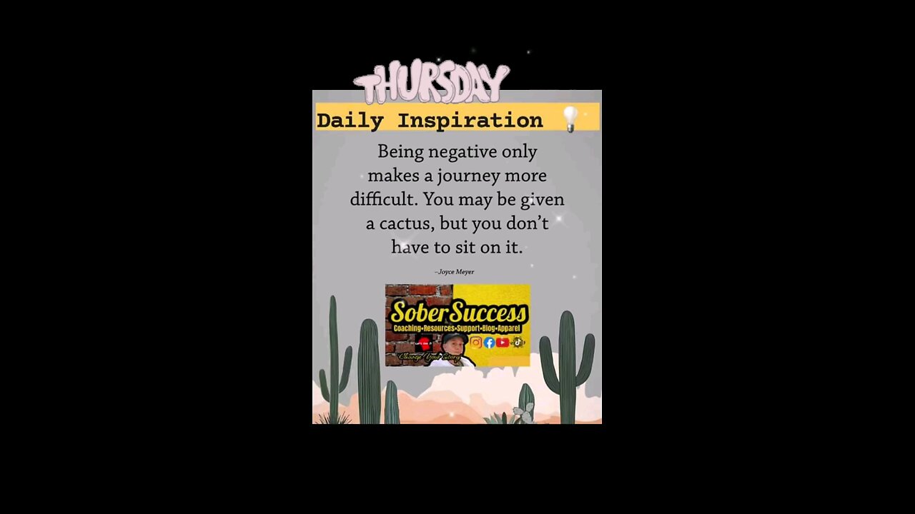 🗣Positive Vibes Thursfay‼️💪 #SoberSuccess #MorningMessage #Quote #quotesaboutlife