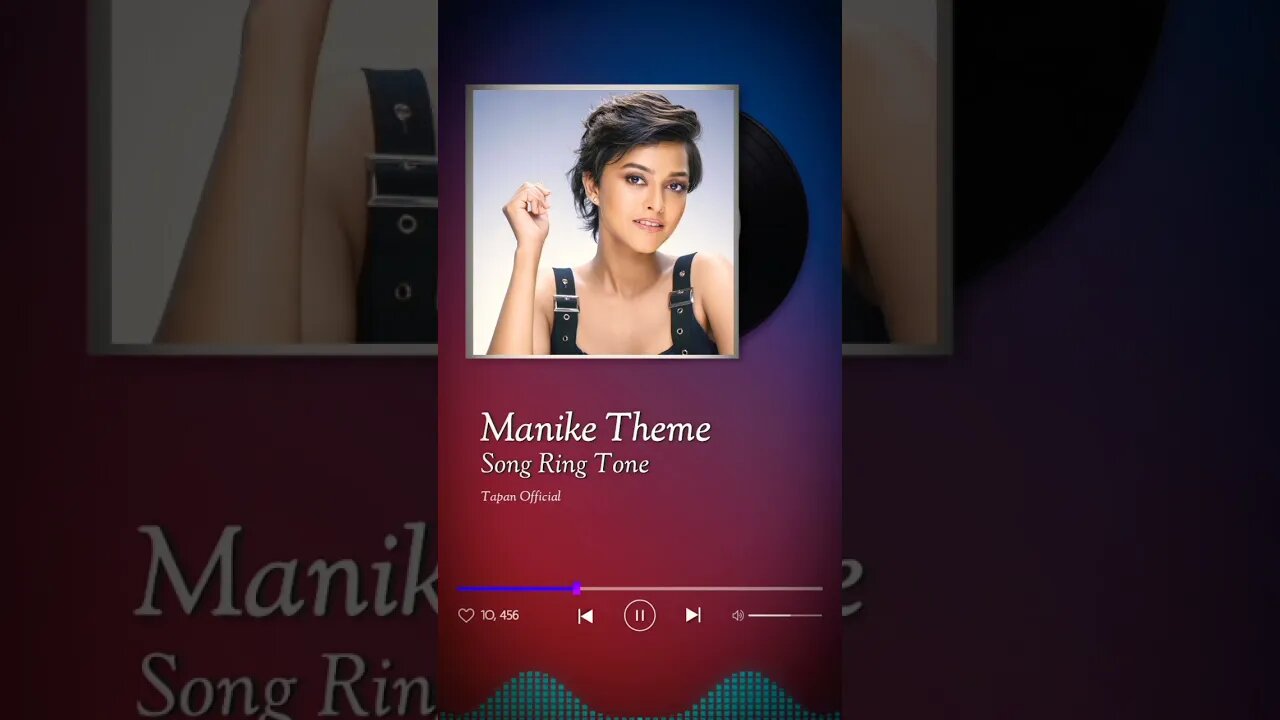 Manike Theme Song Ring Tone #manikemove #shorts #tapan