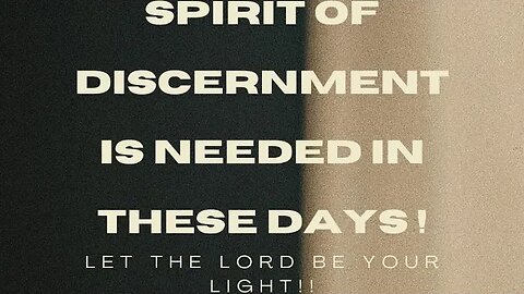 Spirit of Discernment is Needed! Cardi B video. Let the Lord Be Your Light!!