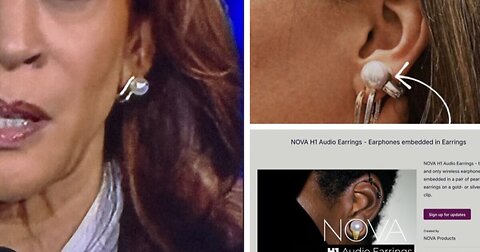 Wireless Audio Earrings Mfr Responds to Rumors K.H. wore Earpiece During Debate